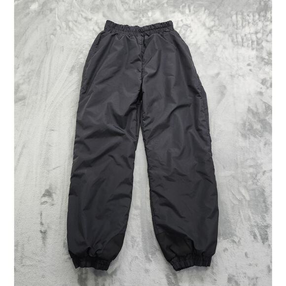 Vintage Columbia Snow Pants Womens L Black Snowboarding Skiing Lightweight Nylon - Picture 1 of 11